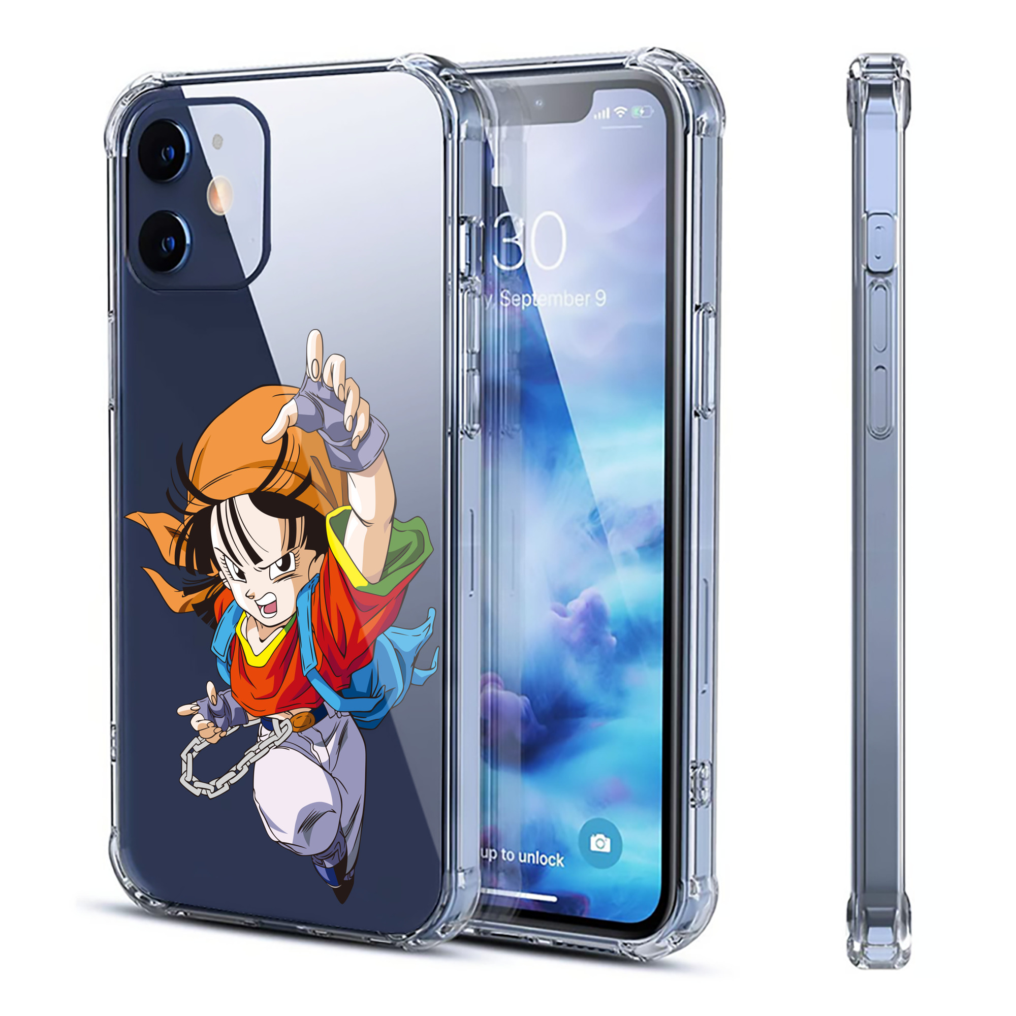 （画像用） ドラゴンボール パン DRAGON BALL Pan 【iPhone 12シリーズ対応】透明スマホケース（クリアソフトケース）